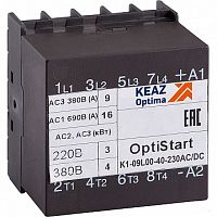 Контактор  OptiStart K1 4P 9А 380/24В AC/DC 4кВт |  код.  117584 |  КЭАЗ